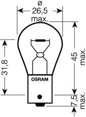 OSRAM 7511 Bulb, indicator
